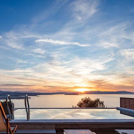 Omnia Luxury Villas - "Heated" Pools & Breathtaking Seaviews! خانيا المظهر الخارجي الصورة