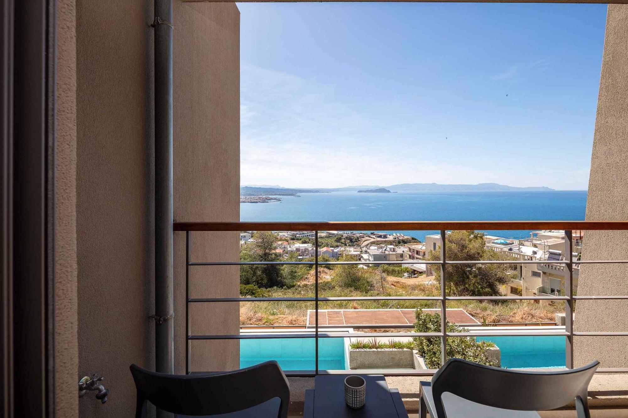 Omnia Luxury Villas - "Heated" Pools & Breathtaking Seaviews! خانيا المظهر الخارجي الصورة