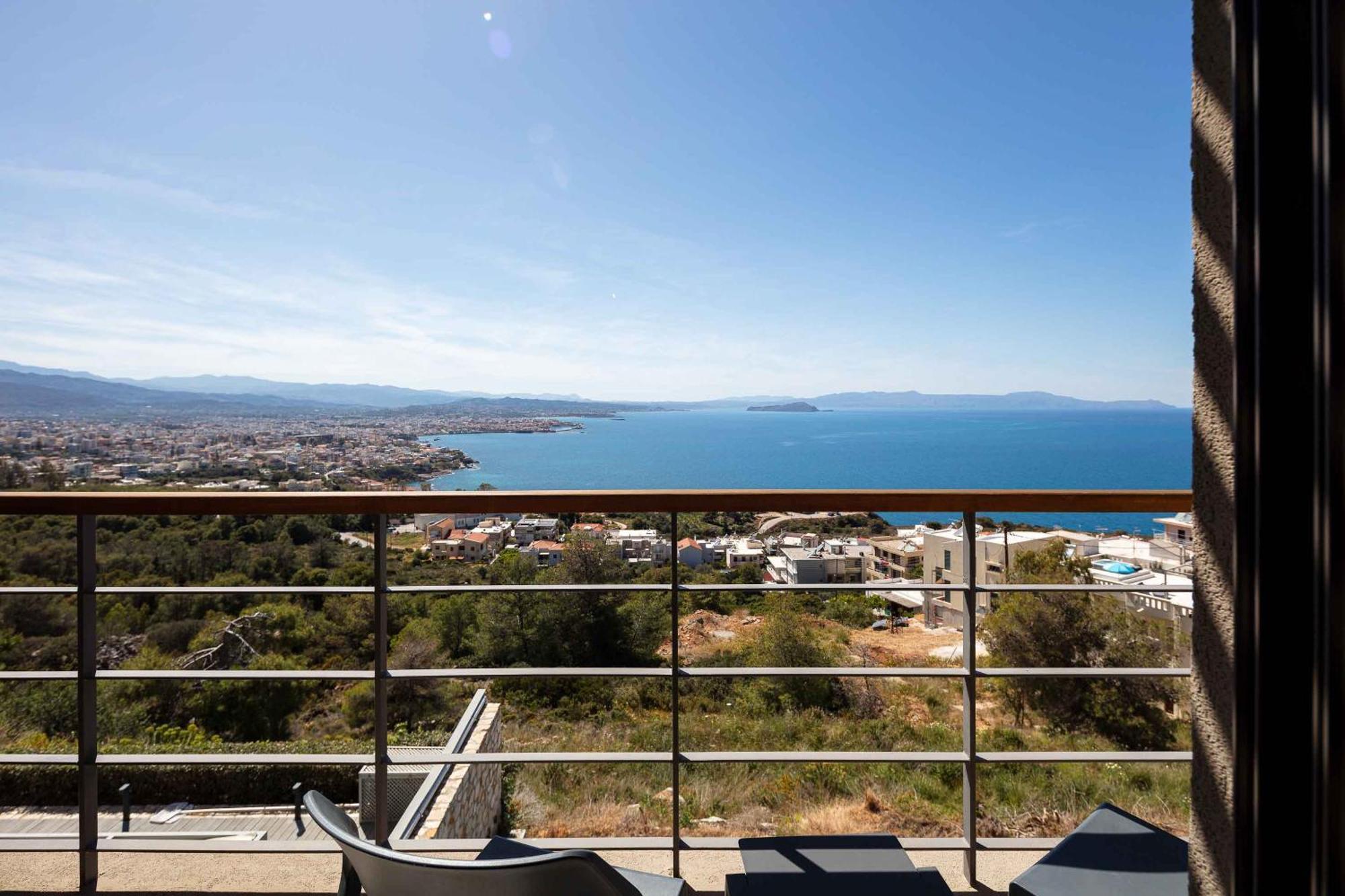 Omnia Luxury Villas - "Heated" Pools & Breathtaking Seaviews! خانيا المظهر الخارجي الصورة