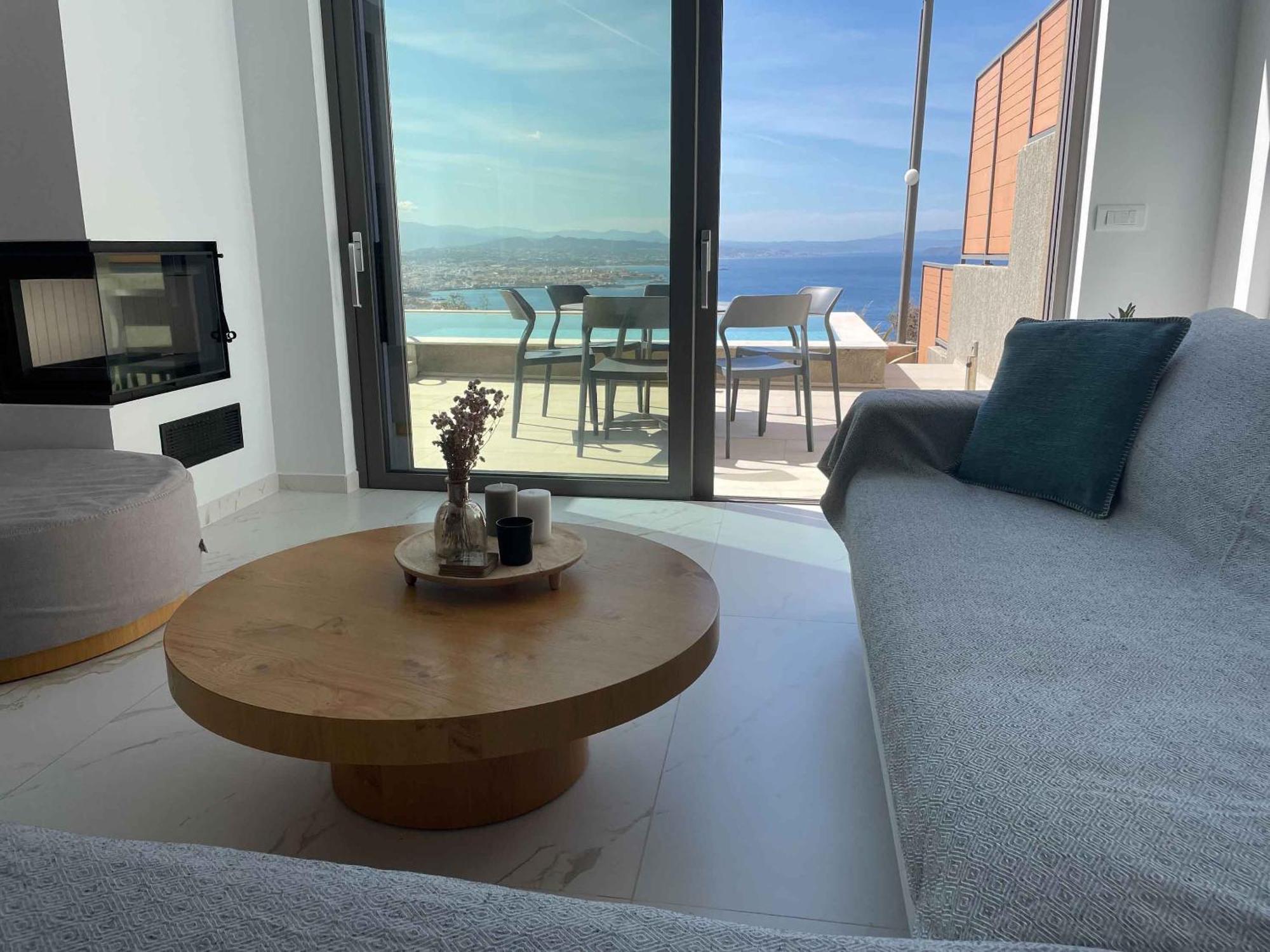 Omnia Luxury Villas - "Heated" Pools & Breathtaking Seaviews! خانيا الغرفة الصورة
