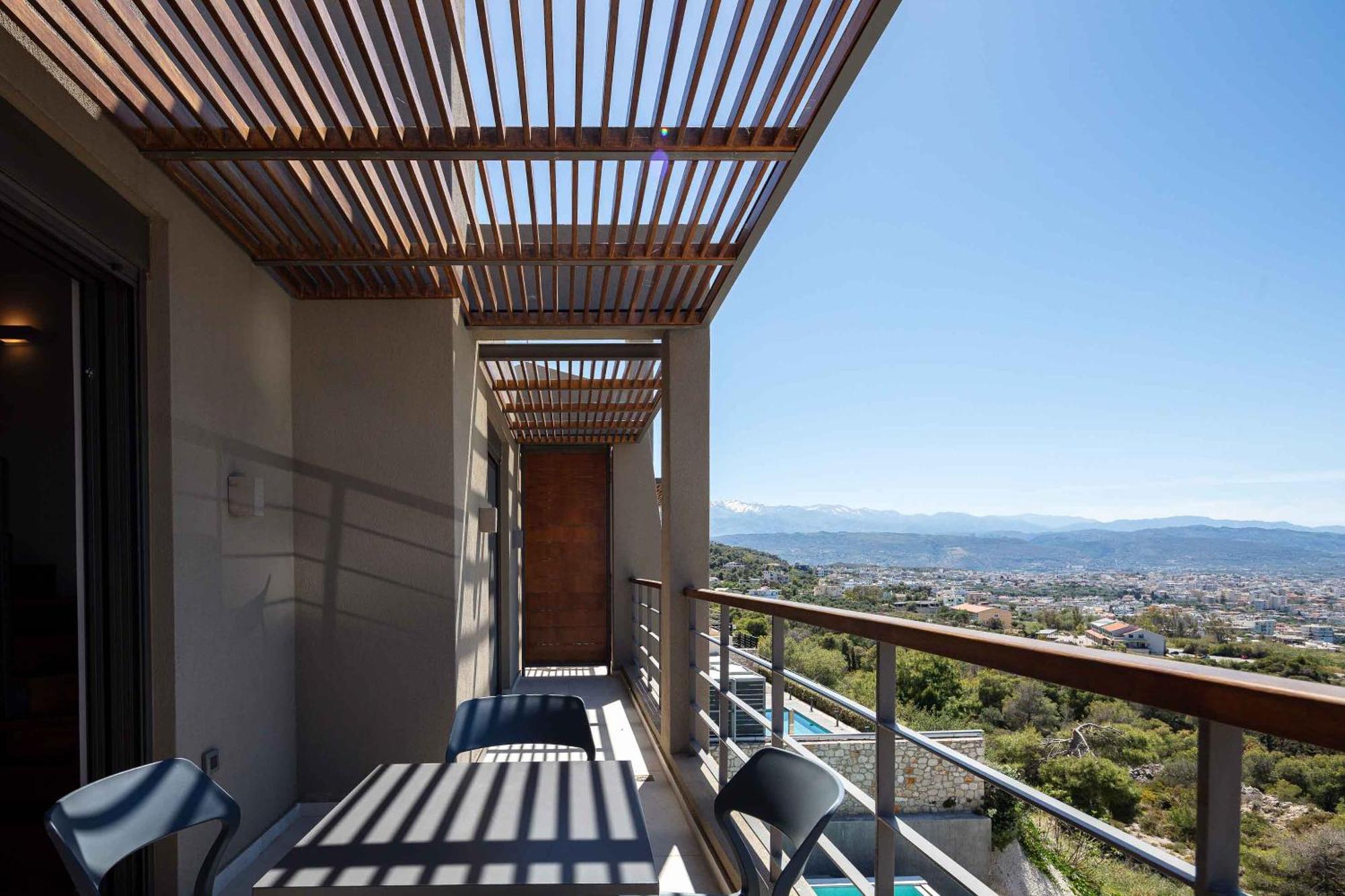 Omnia Luxury Villas - "Heated" Pools & Breathtaking Seaviews! خانيا الغرفة الصورة