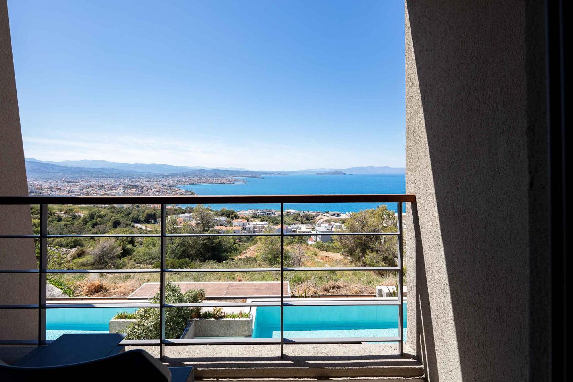 Omnia Luxury Villas - "Heated" Pools & Breathtaking Seaviews! خانيا الغرفة الصورة